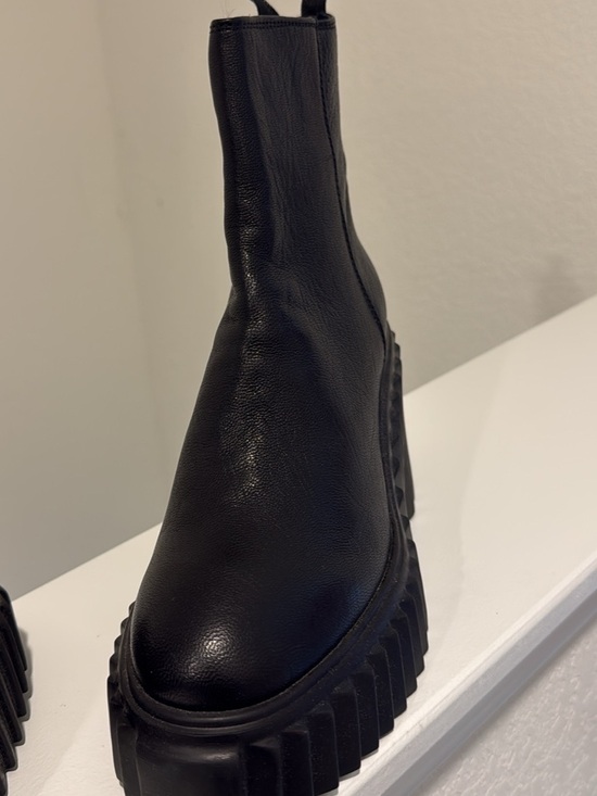 Agl Shoes - Agl Black Lace-Up Chunky Platform Boot